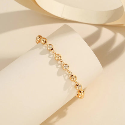 Pulsera de bolas europea y americana para hombre y mujer, estilo retro con cuentas.