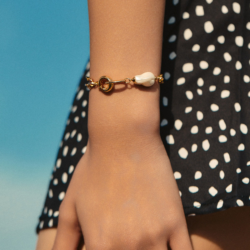 Pulsera de simplicidad multicapa con personalidad de moda colorida