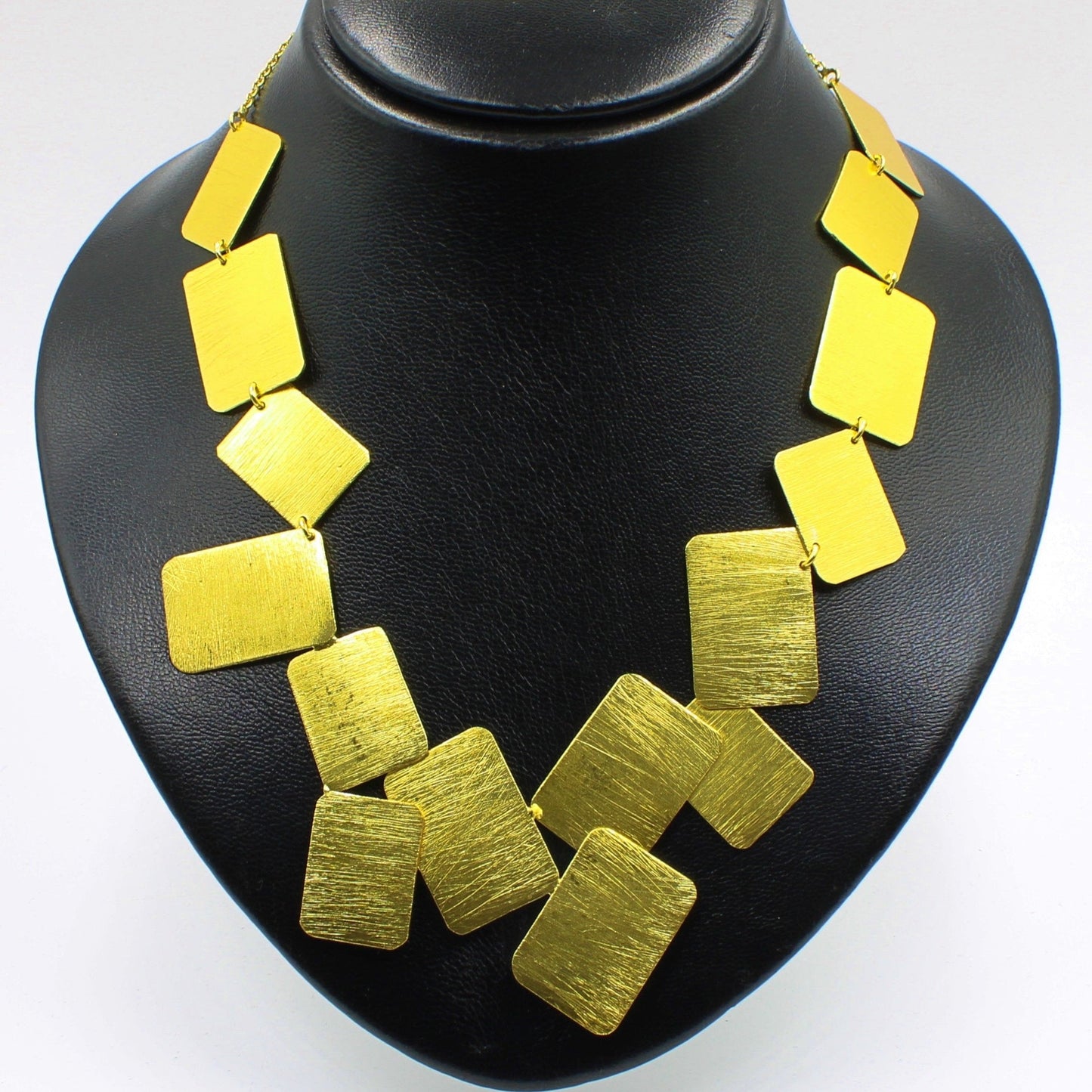 Collar MONDRIAN bañado en oro-1