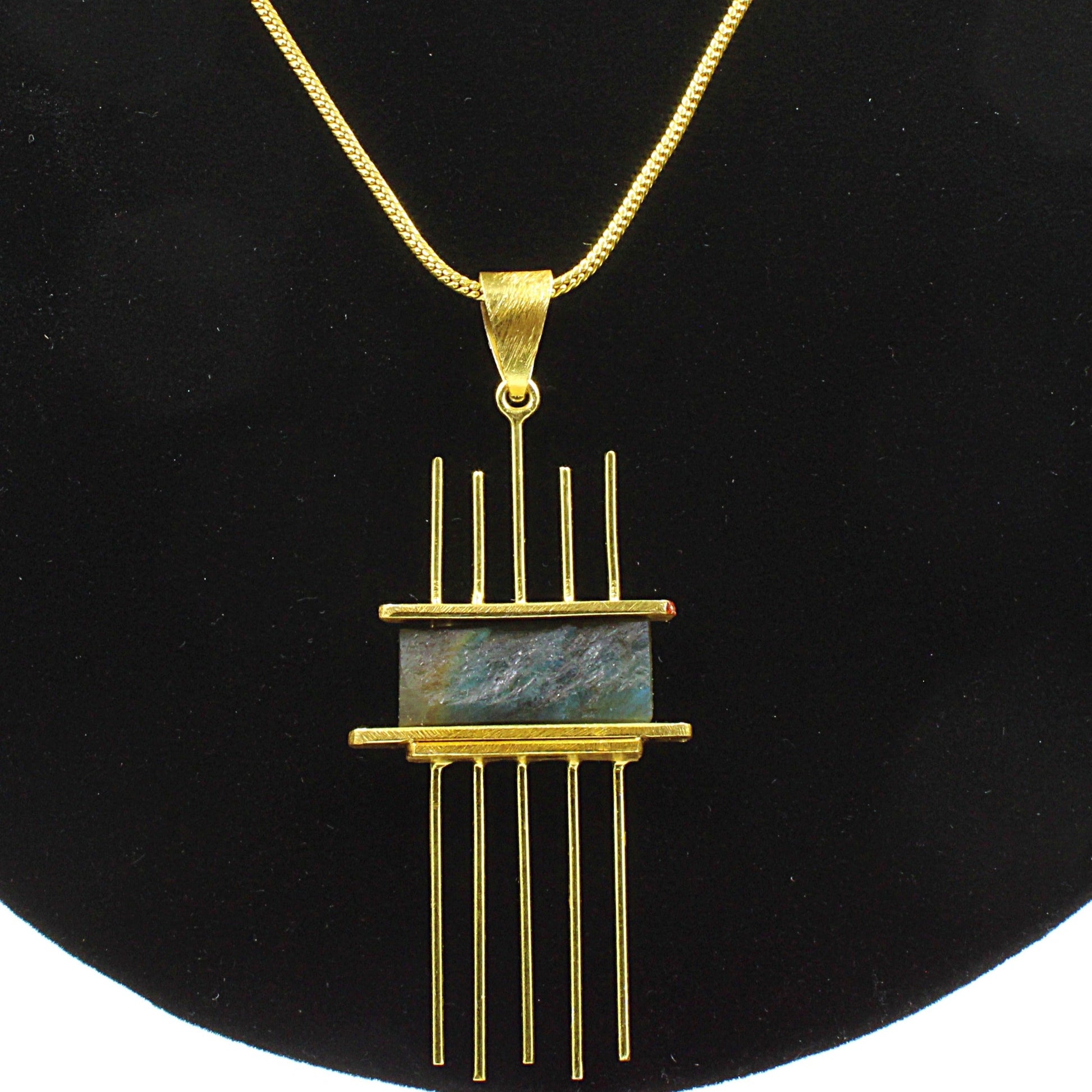 Collar de BASTONI bañado en oro-2