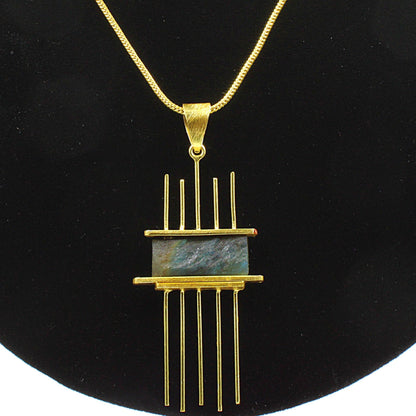 Collar de BASTONI bañado en oro-2