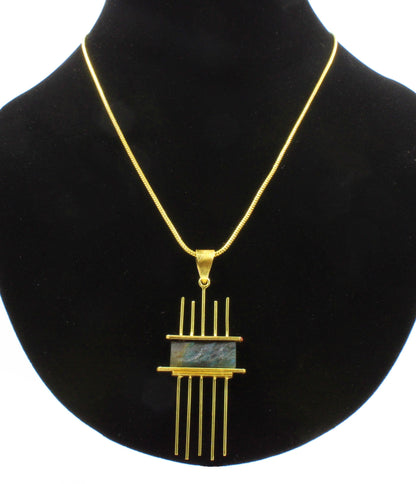 Collar de BASTONI bañado en oro-0