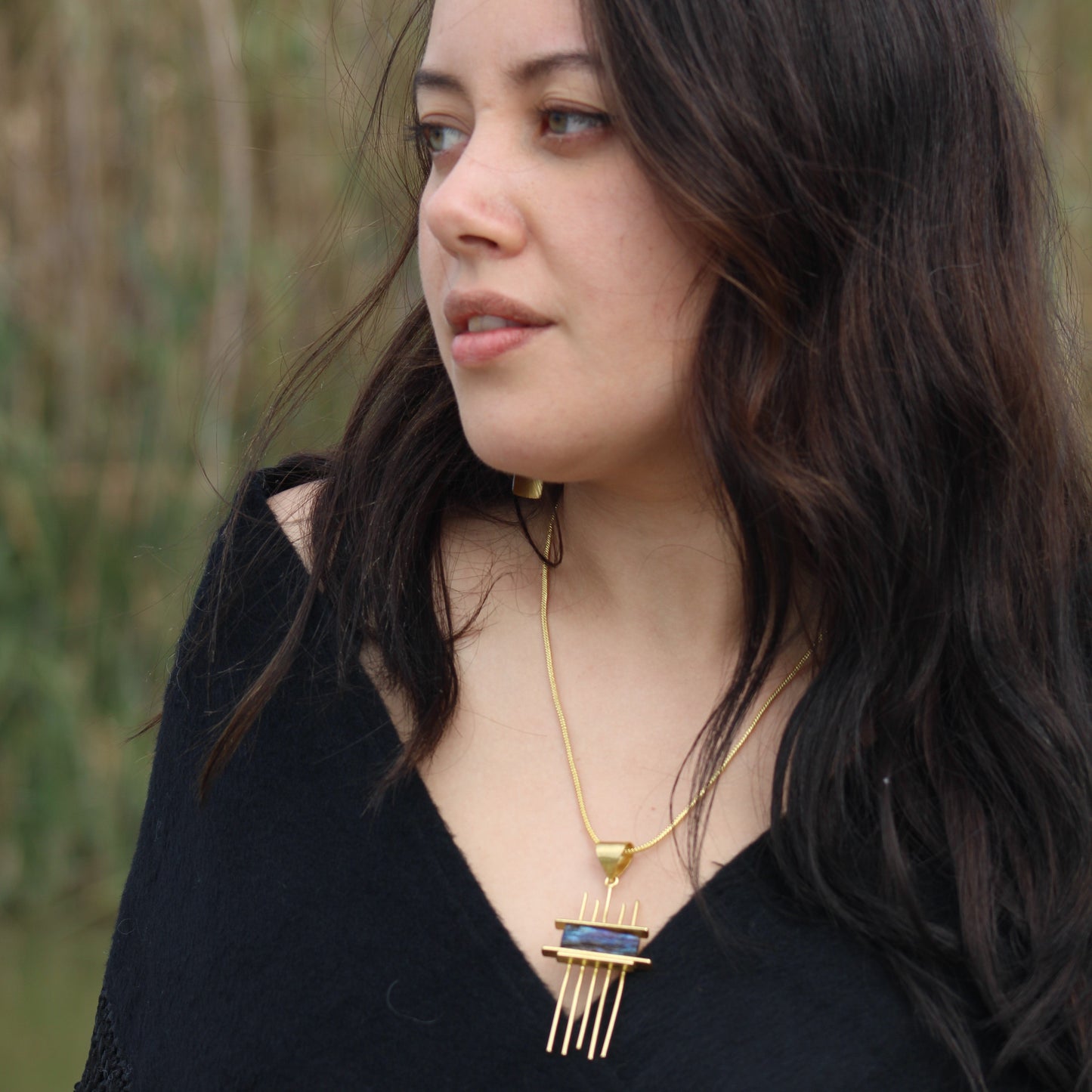 Collar de BASTONI bañado en oro-1