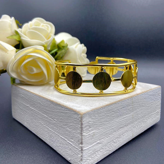 GANTE gold-plated bracelet - Design with character-0