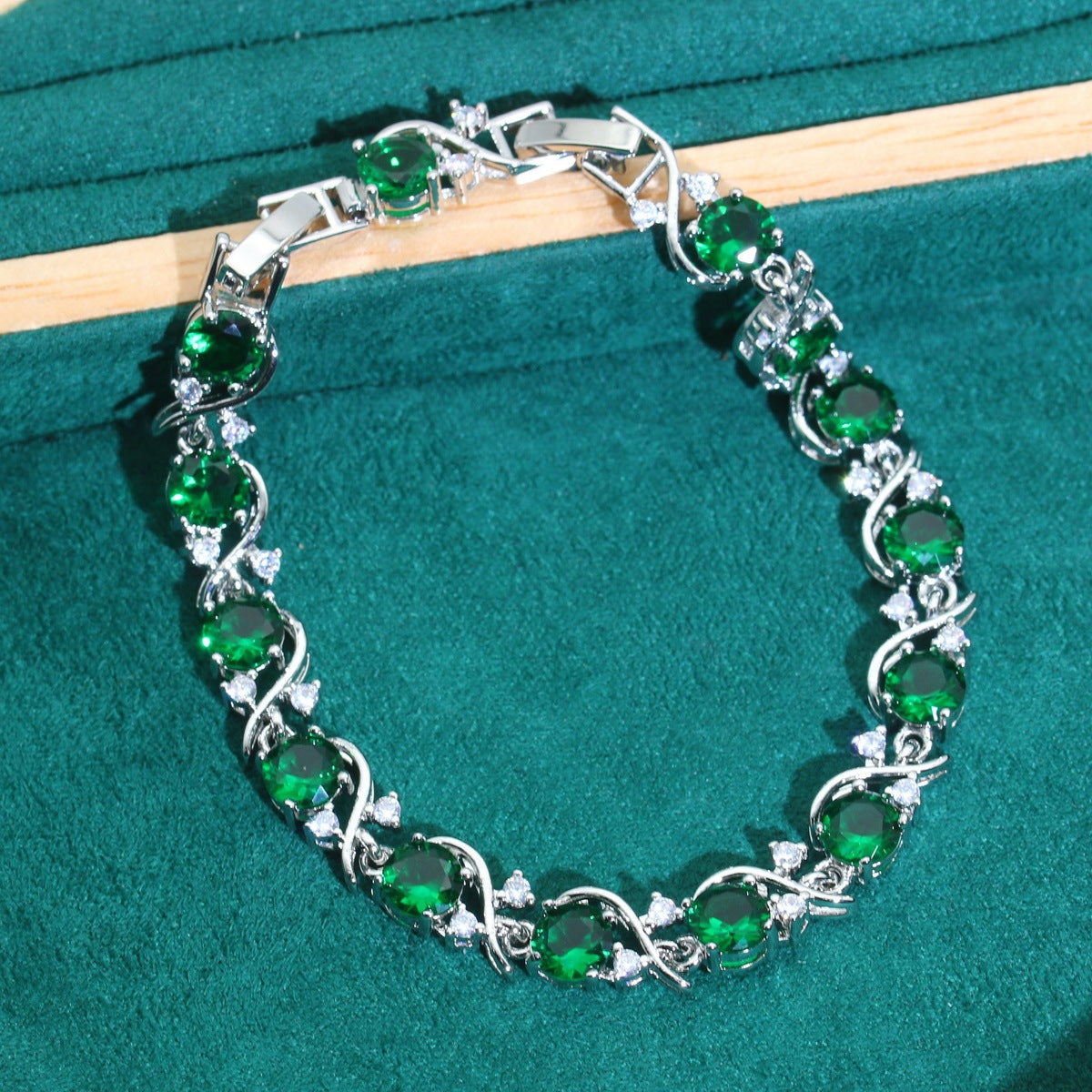 Pulsera de circonitas AAA europeas y americanas